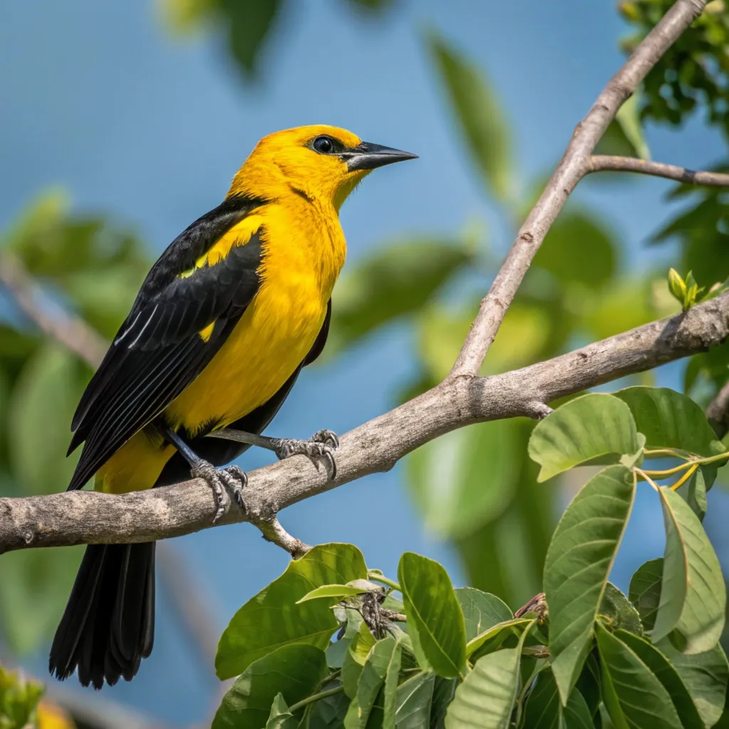 The Yellow and Black Birds of North America: A Vibrant Avian Spectacle