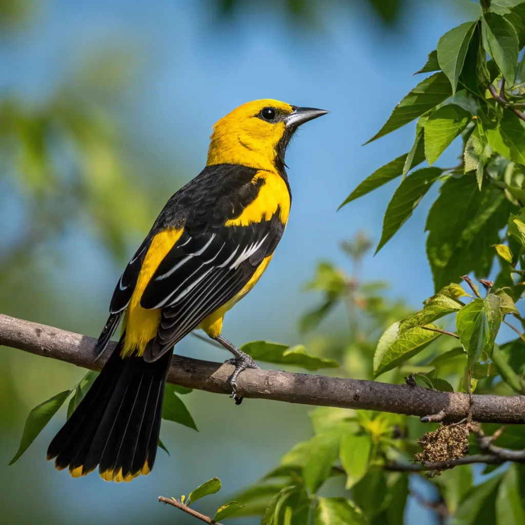 The Yellow and Black Birds of North America: A Vibrant Avian Spectacle