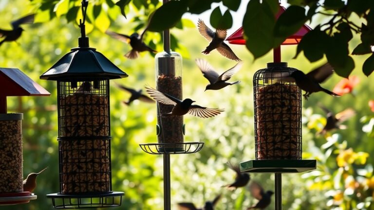attract birds with feeders