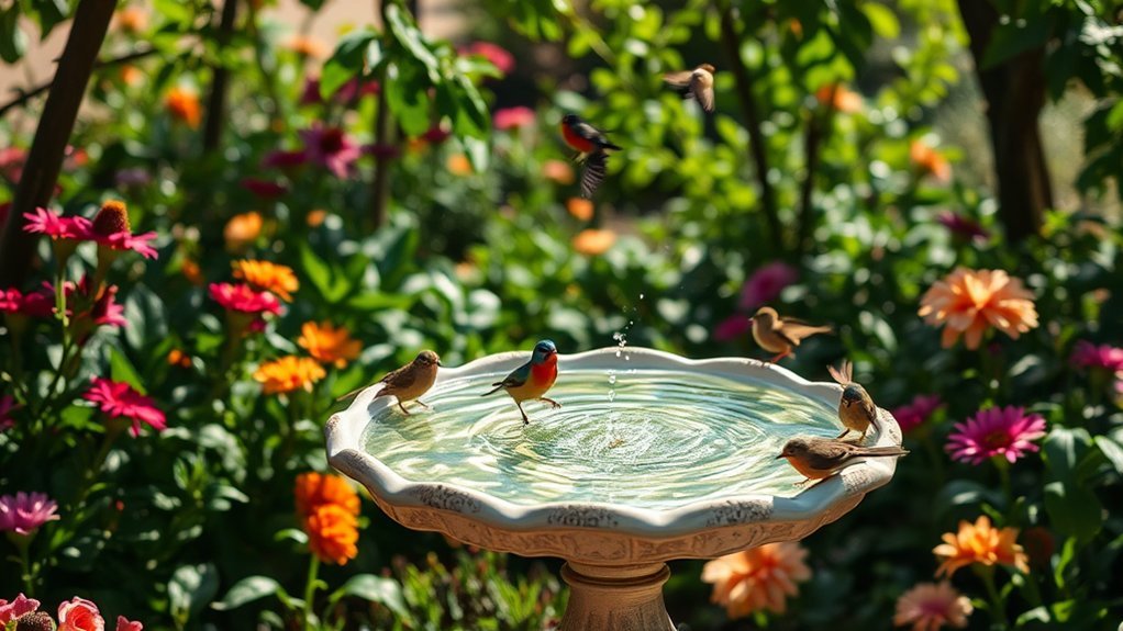 attracts wildlife to gardens