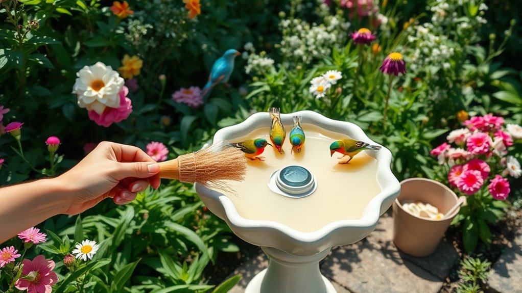 bird bath care essentials