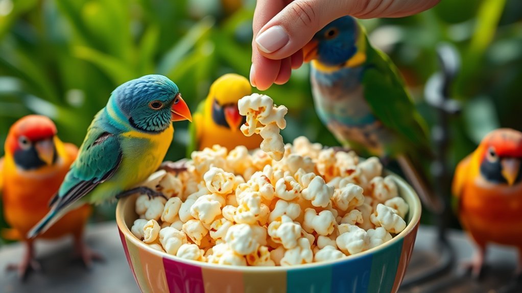 bird friendly popcorn preparation
