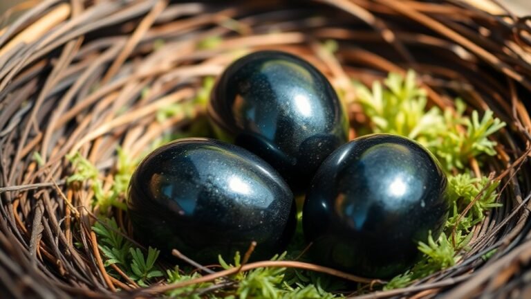 black bird eggs description