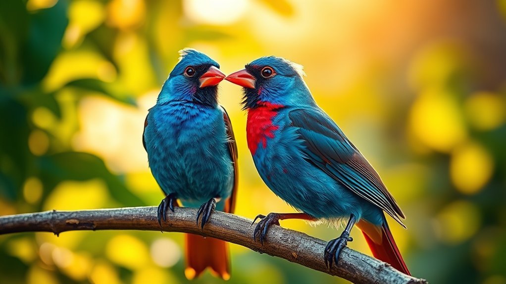 blue cardinals captivate enthusiasts