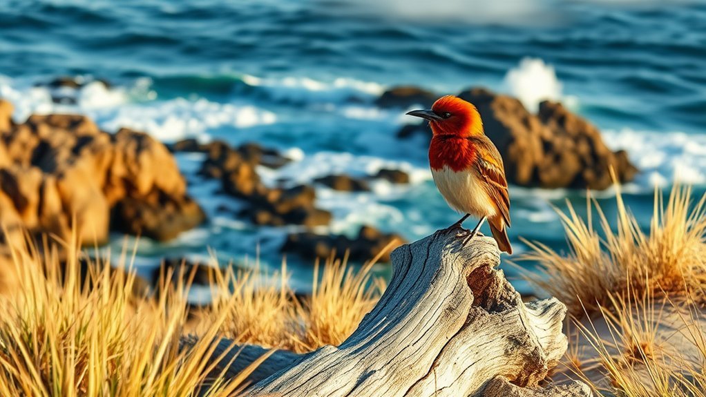 coastal area wildlife observations