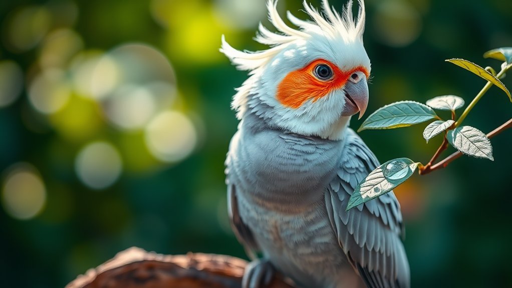 cockatiels rare birds symbolism