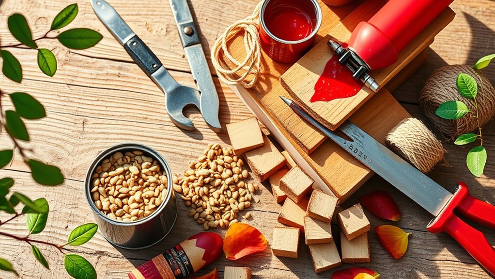 collect necessary supplies