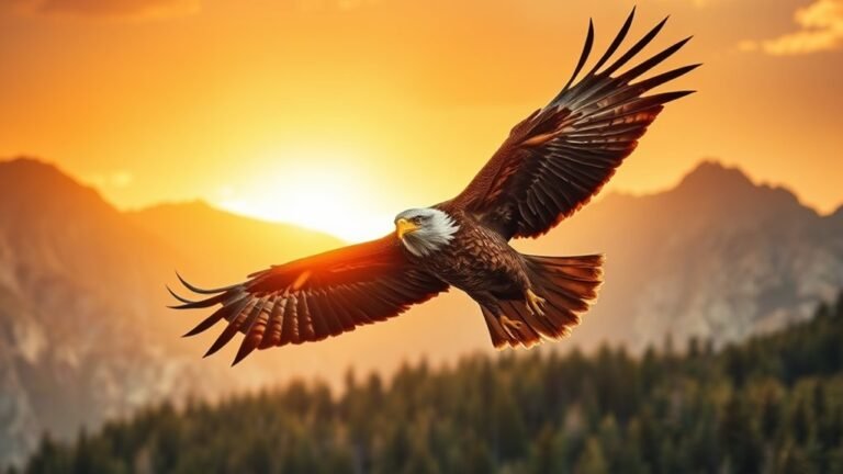 eagle represents strength courage