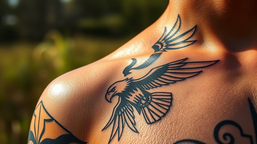 eagles symbolize strength and growth