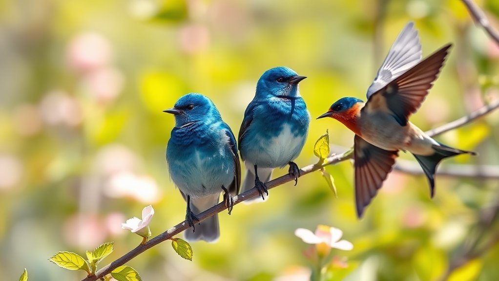 8 Common Blue Birds in New York State Guide 3 elegant aerial insectivore bird