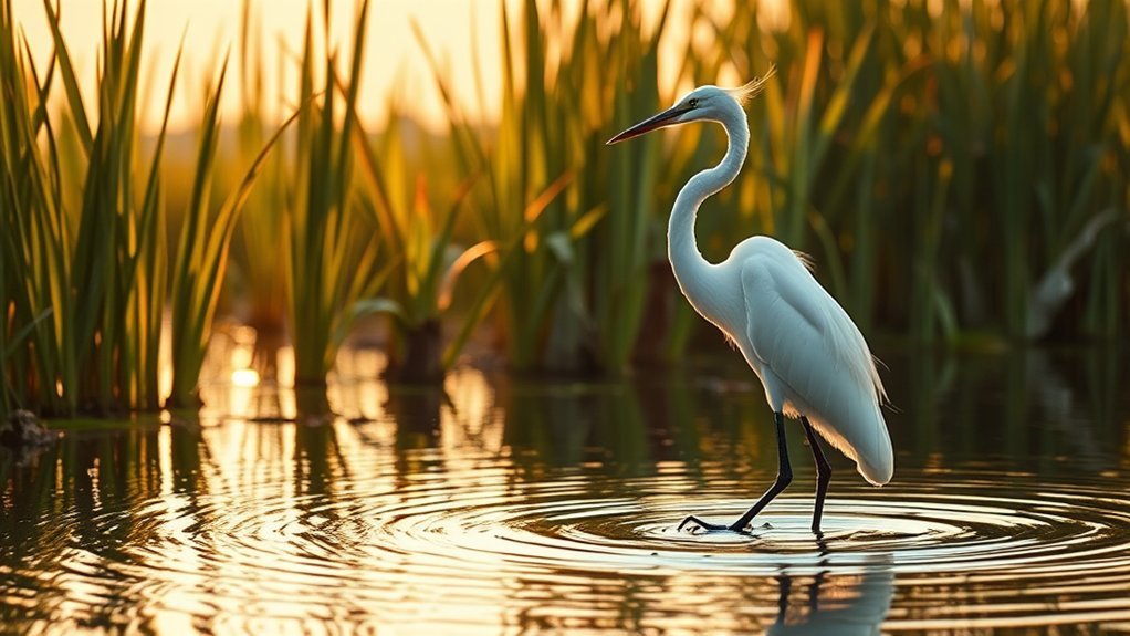 White Birds in Florida With Long Beaks: Quick Guide 2 elegant white wading bird