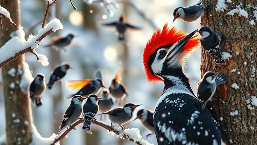 flock movement and interaction