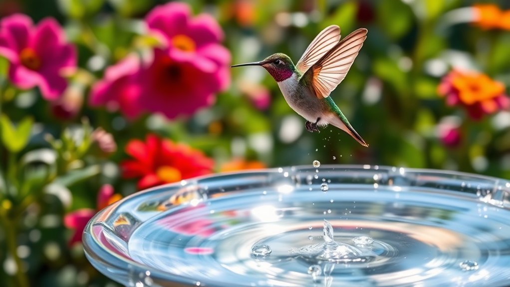 Hummingbird Bird Baths: 8 Benefits and Uses 2 hummingbird garden attraction tips