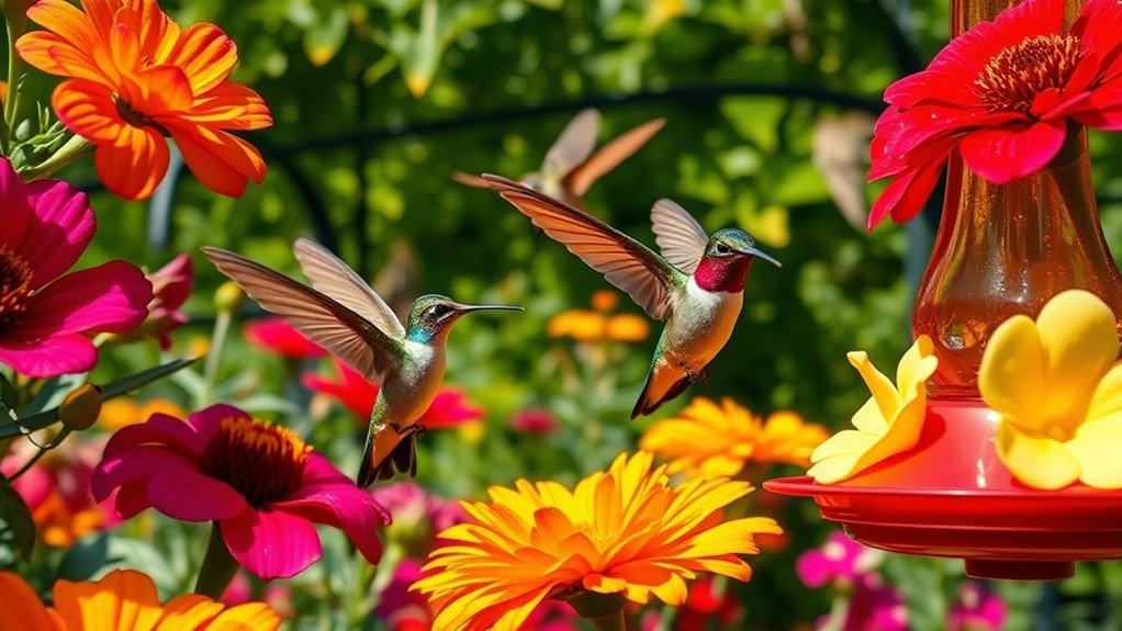 Hummingbirds in Michigan: Identification and Attraction Tips 3 hummingbird habitat garden design