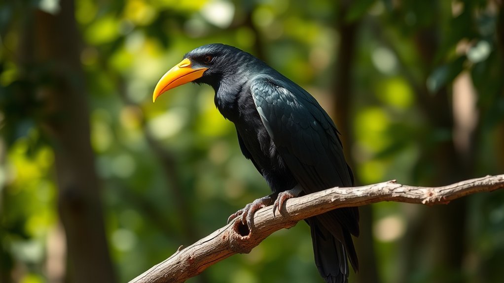large black bird identification