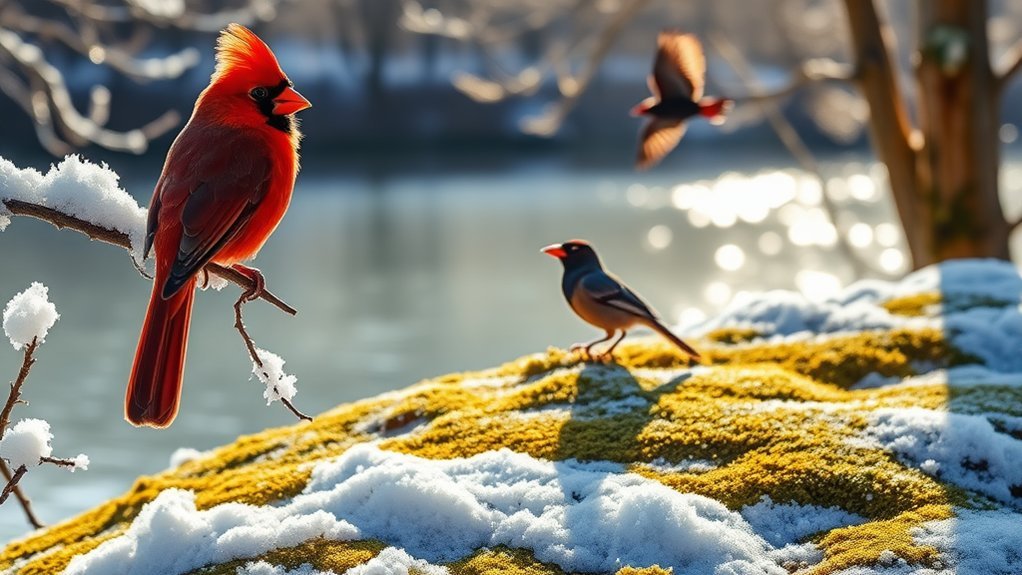 michigan red bird species