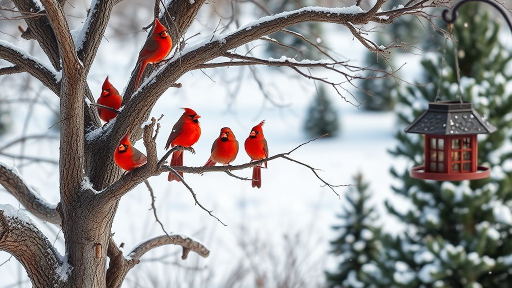 michigan s vibrant red birds