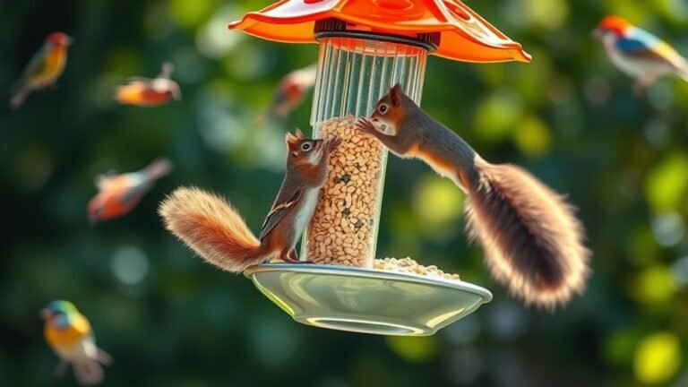 outsmart squirrels at feeders