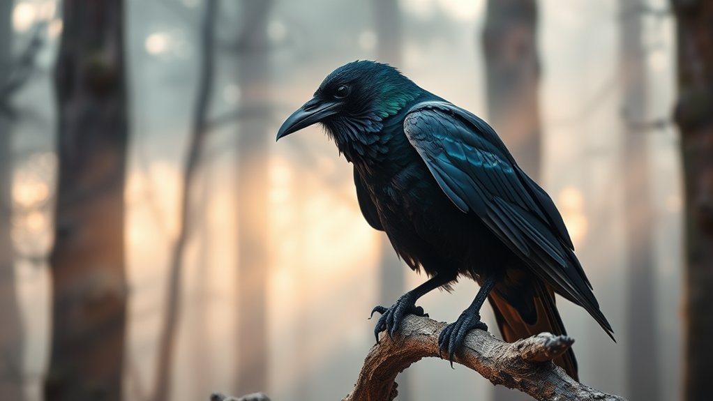 ravens symbolize spiritual mystery