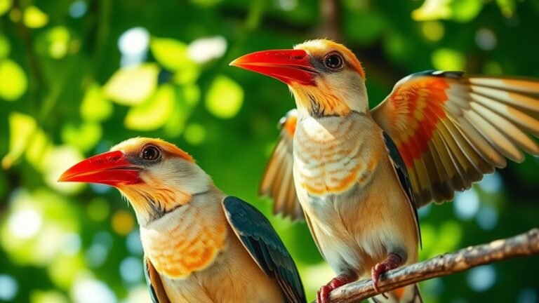 red beaked bird identification guide