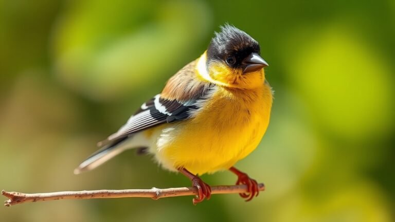 small yellow black western bird