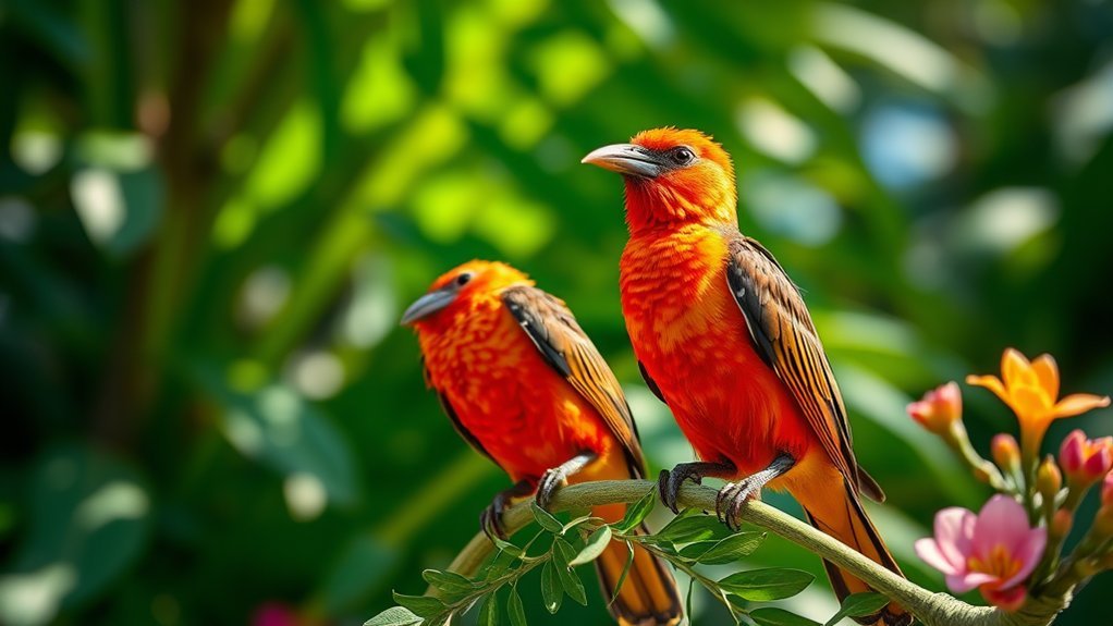 Red-Headed Birds of Hawaii: Rare and Beautiful Species 4 support hawaiian bird conservation