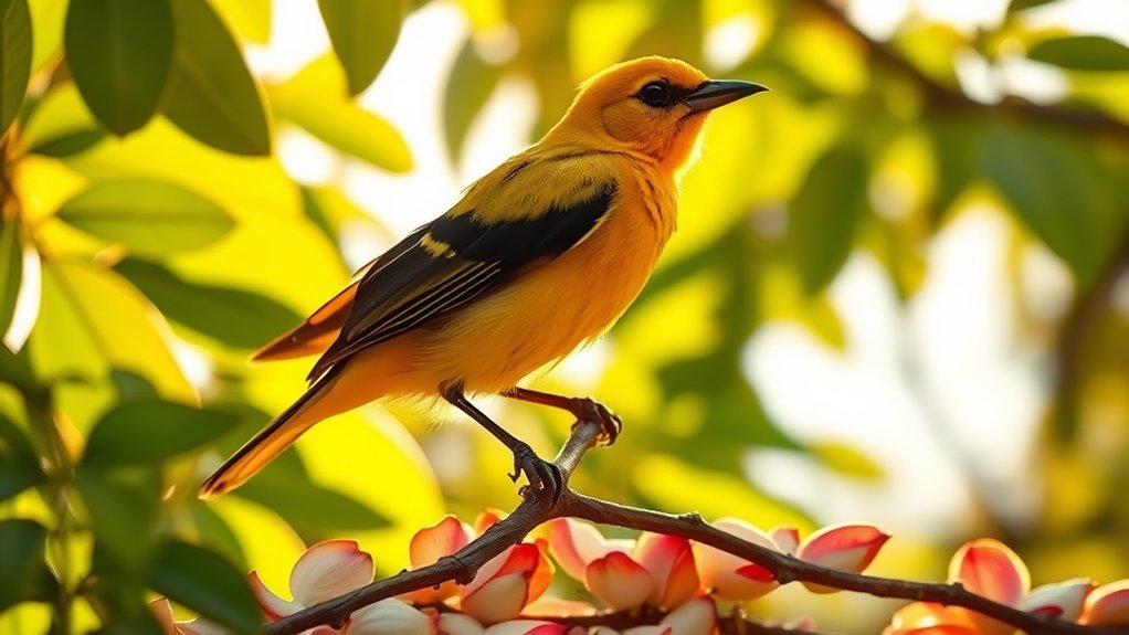 What Does a Yellow Bird With Black Wings Represent Spiritually?