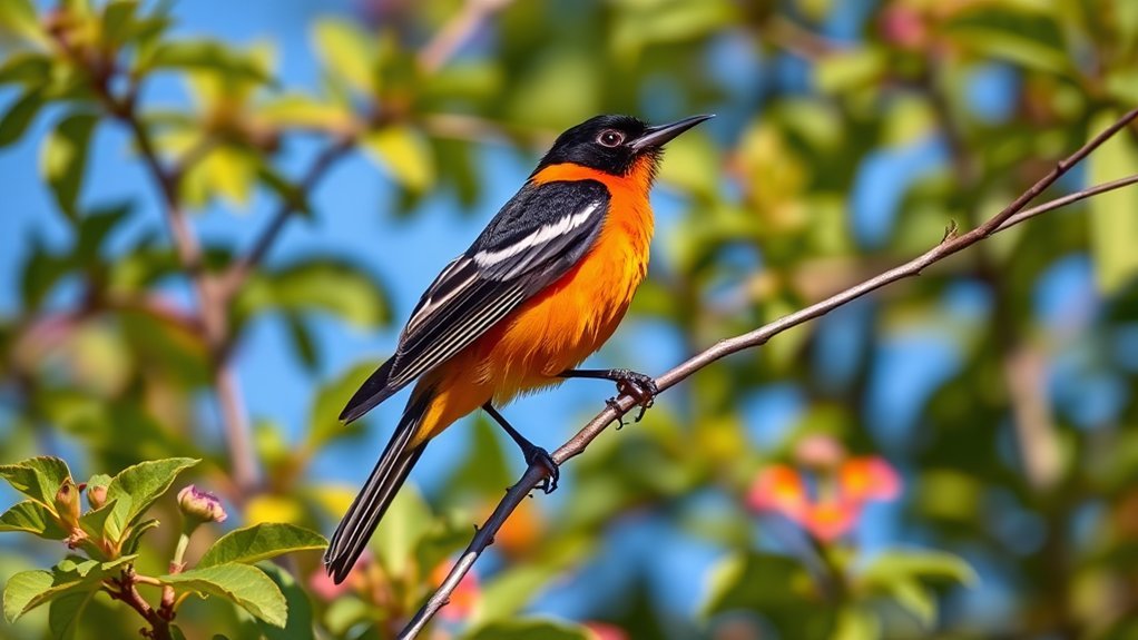 vibrant songbird of north