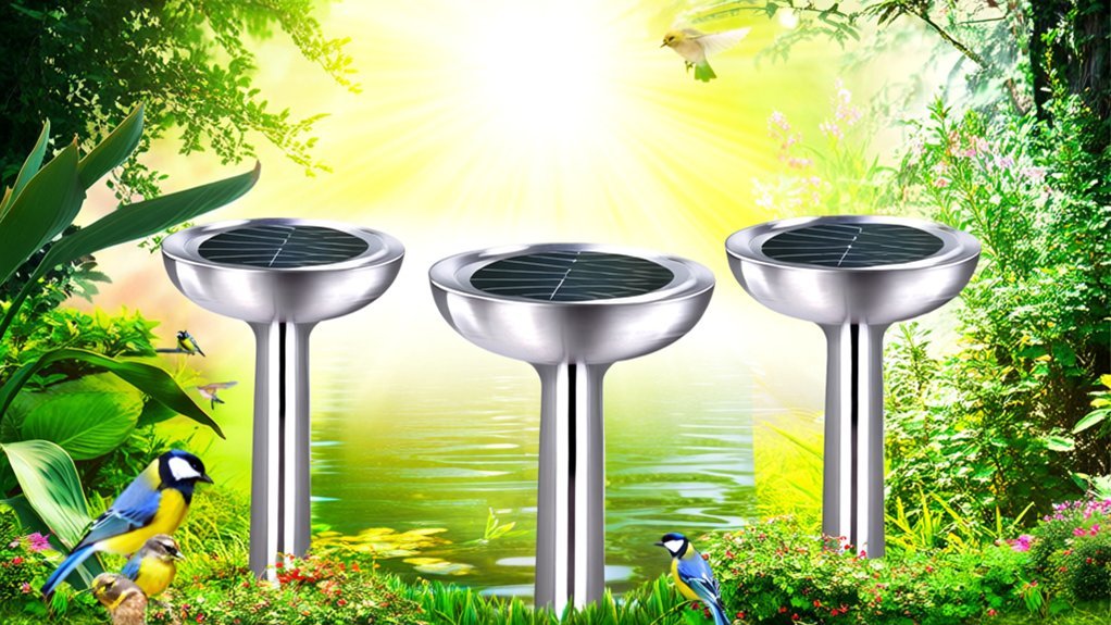 Solar Bird 3 Best Solar Bird Baths for Eco-Friendly Yards