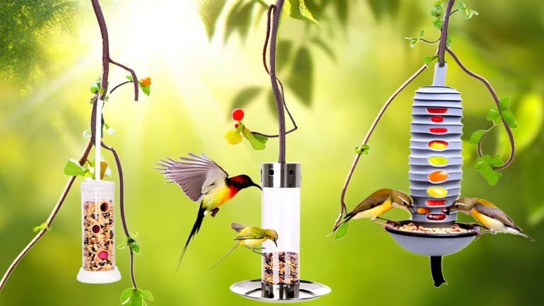 portable bird feeder options