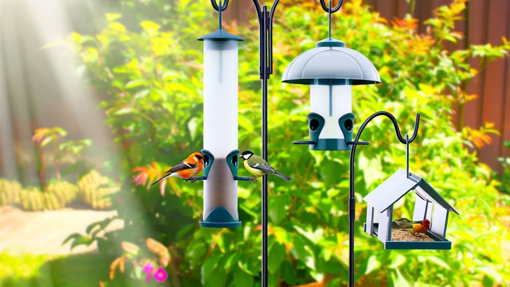 small yard bird feeders