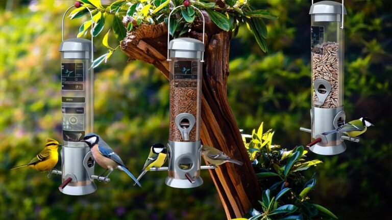 smart bird feeders with species logging
