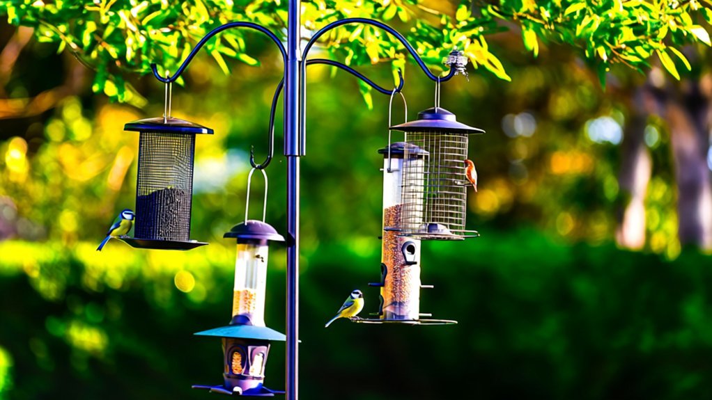 squirrel proof bird feeders