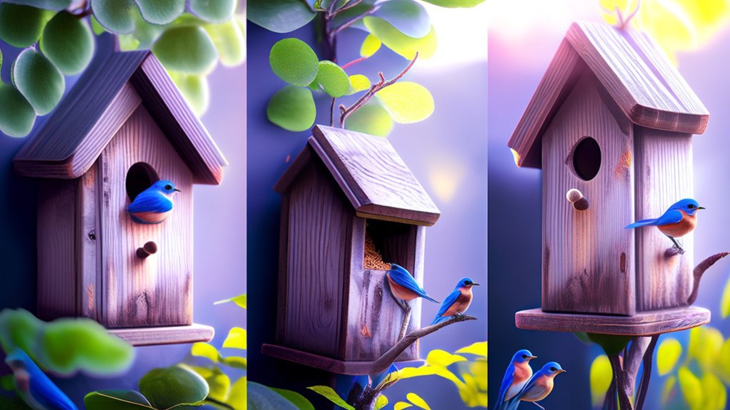 top bluebird trail boxes