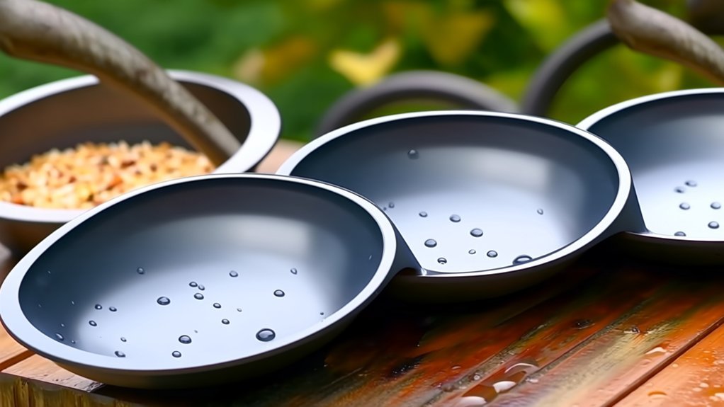 top drain trays for feeders