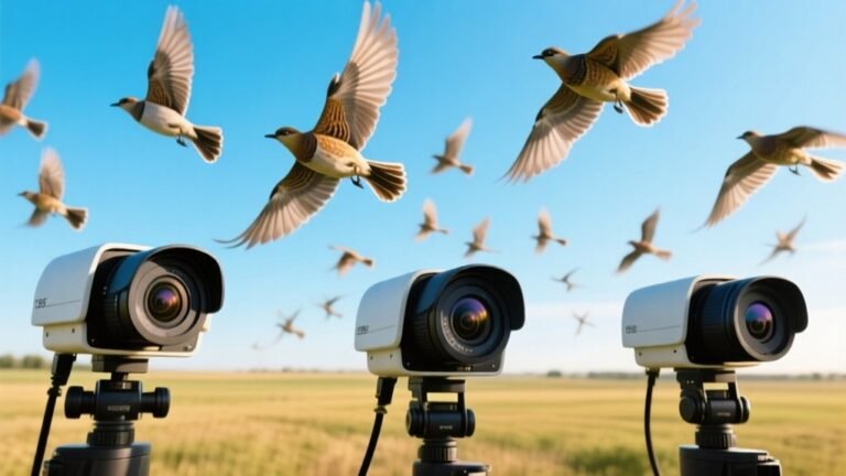 wide angle bird capturing