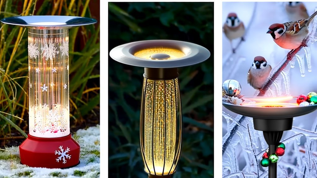 winter bird bath heaters