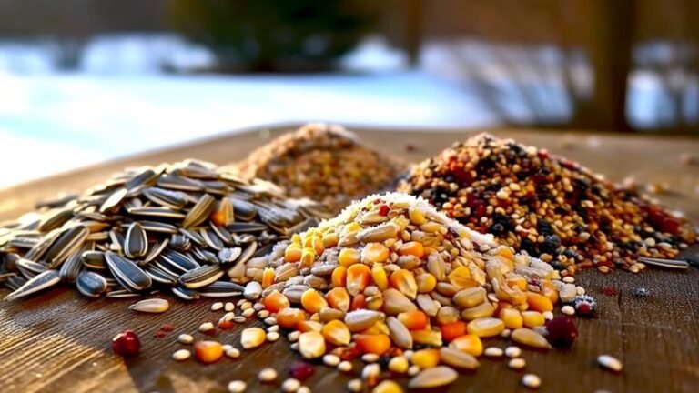 winter bird seed mixes