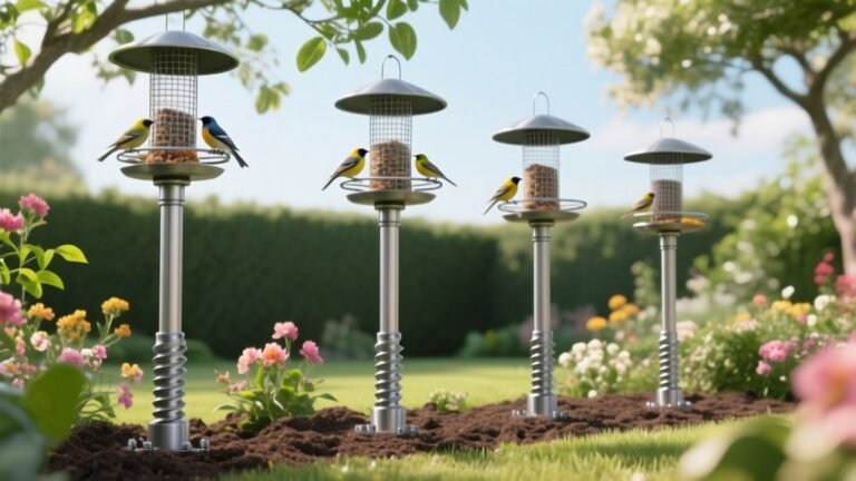 heavy duty bird feeder poles