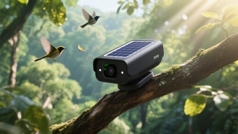 high resolution solar bird cameras
