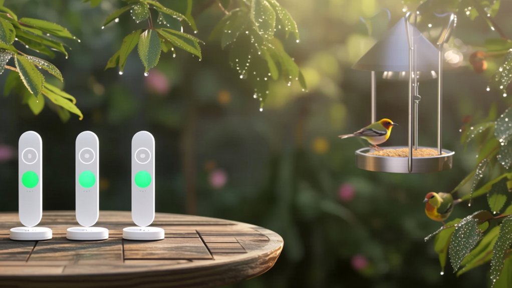 remote bird feeder controllers