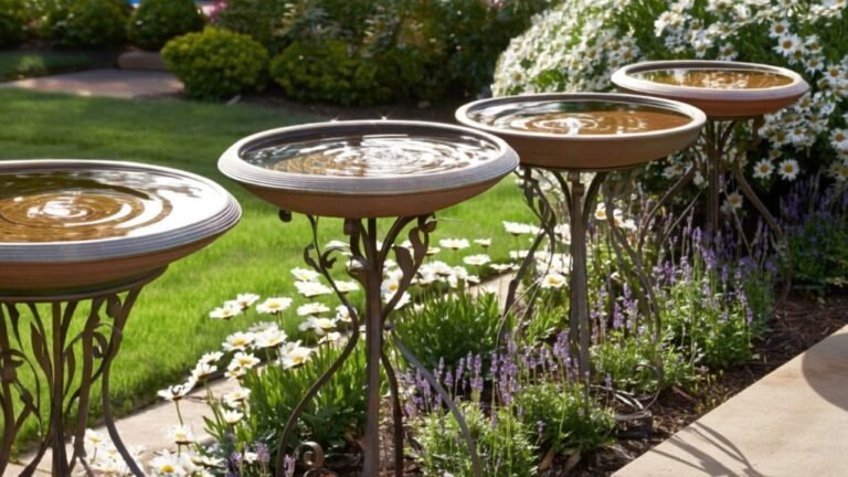 small garden bird baths