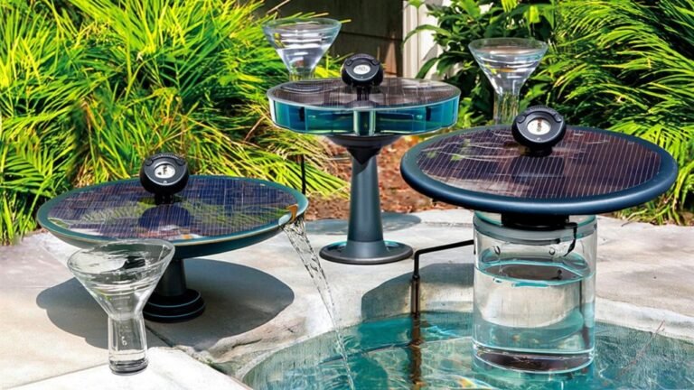 solar bird bath heater