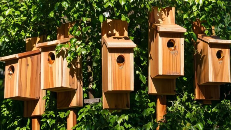 top cedar insect resistant bird houses