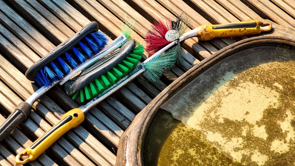 top deep bird bath brushes