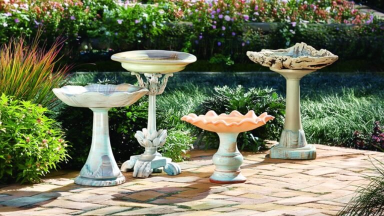 top lightweight resin bird baths
