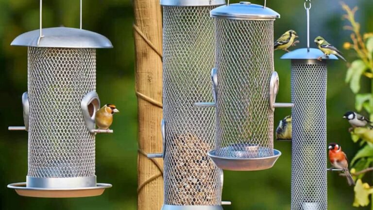 top metal mesh bird feeders