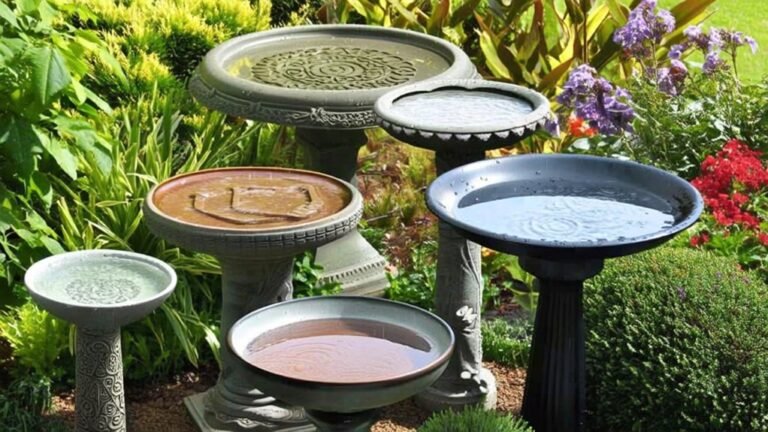 top rainwater bird baths