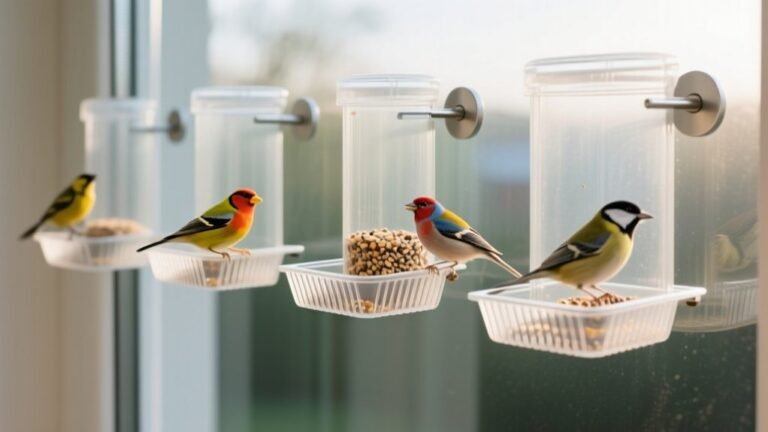 top window bird feeders