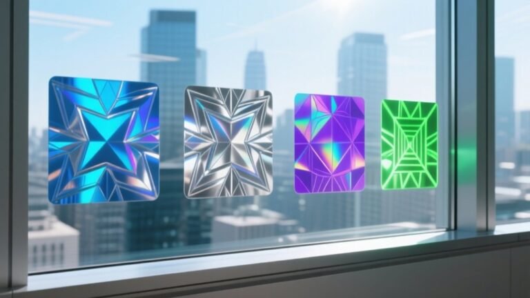 uv reflective window decals